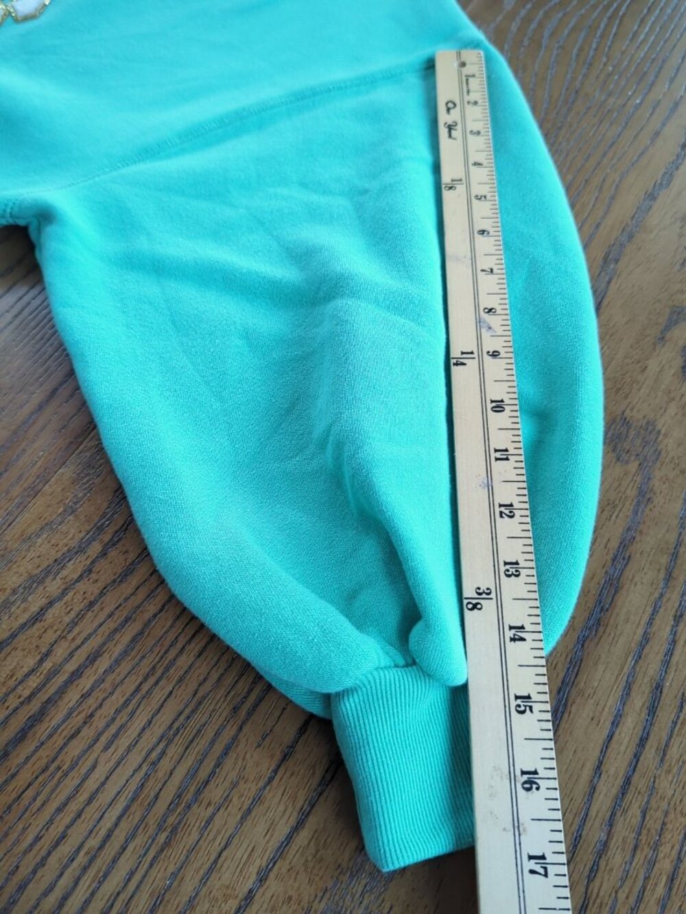 Judith March Good Times Sweatshirt Size S Teal GOOD TIMES Made USA - Picture 10 of 11